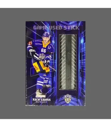 2022/23 AMPIR Game Used Stick #NLS14-2 Nico Gross (EV Zug)  | AMPIR Trading Cards