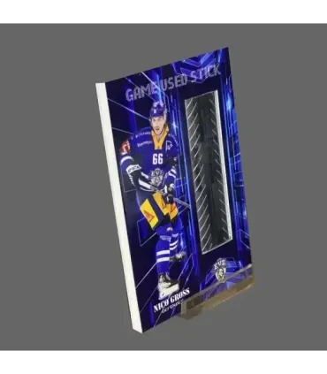 2022/23 AMPIR Game Used Stick #NLS14-2 Nico Gross (EV Zug)  | AMPIR Trading Cards