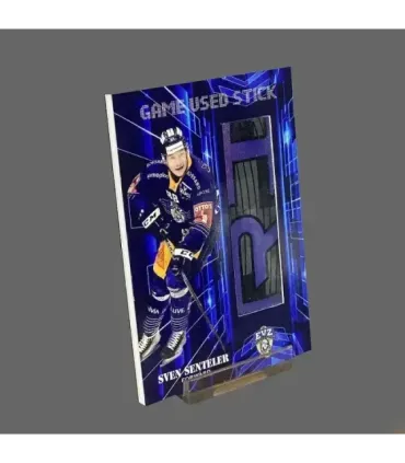 2022/23 AMPIR Game Used Stick #NLS15-1 Sven Senteler (EV Zug)  | AMPIR Trading Cards