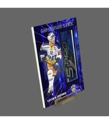 2022/23 AMPIR Game Used Stick #NLS16-1 Yannick Zehnder (EV Zug)  | AMPIR Trading Cards