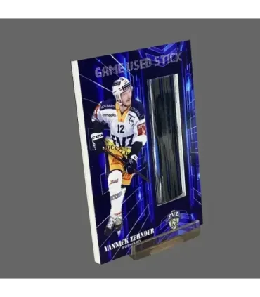 2022/23 AMPIR Game Used Stick #NLS16-2 Yannick Zehnder (EV Zug)  | AMPIR Trading Cards
