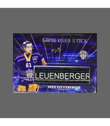 2022/23 AMPIR Game Used Stick #NLS17-3 Sven Leuenberger (EV Zug) 1 of 1 | AMPIR Trading Cards