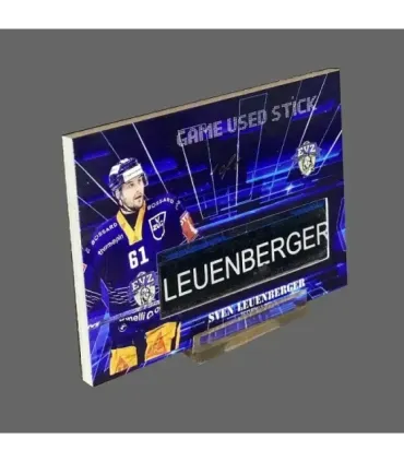 2022/23 AMPIR Game Used Stick #NLS17-3 Sven Leuenberger (EV Zug) 1 of 1 | AMPIR Trading Cards