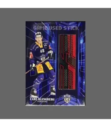 2022/23 AMPIR Game Used Stick #NLS18-1 Carl Klingberg (EV Zug)  | AMPIR Trading Cards