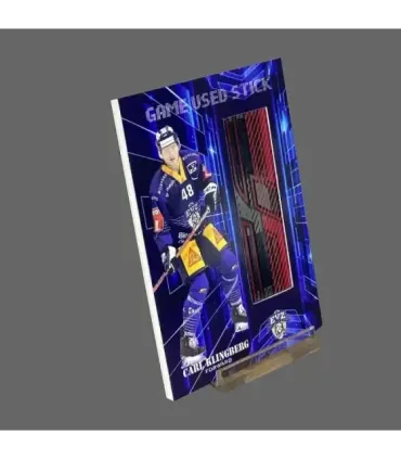 2022/23 AMPIR Game Used Stick #NLS18-1 Carl Klingberg (EV Zug)  | AMPIR Trading Cards