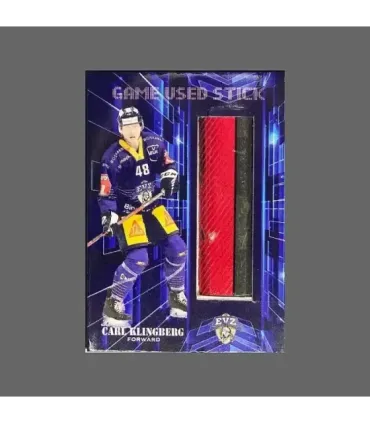 2022/23 AMPIR Game Used Stick #NLS18-2 Carl Klingberg (EV Zug)  | AMPIR Trading Cards