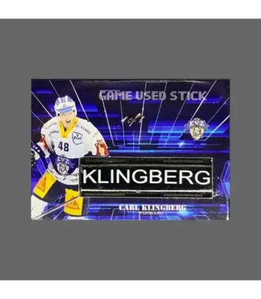 2022/23 AMPIR Game Used Stick #NLS18-3 Carl Klingberg (EV Zug) 1 of 1 | AMPIR Trading Cards