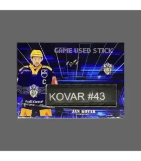 2022/23 AMPIR Game Used Stick #NLS19-3 Jan Kovar (EV Zug) 1 of 1 | AMPIR Trading Cards