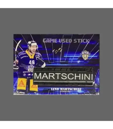 2022/23 AMPIR Game Used Stick #NLS20-3 Lino Martschini (EV Zug) 1 of 1 | AMPIR Trading Cards