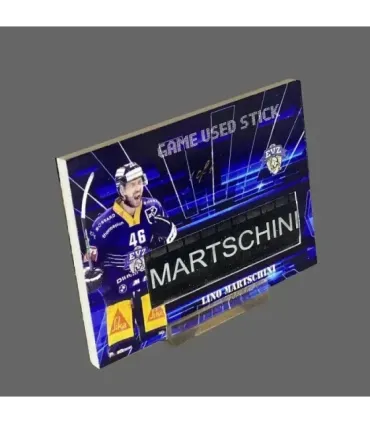 2022/23 AMPIR Game Used Stick #NLS20-3 Lino Martschini (EV Zug) 1 of 1 | AMPIR Trading Cards