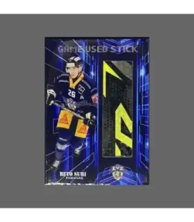 2022/23 AMPIR Game Used Stick #NLS21-1 Reto Suri (EV Zug)  | AMPIR Trading Cards