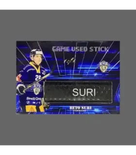 2022/23 AMPIR Game Used Stick #NLS21-3 Reto Suri (EV Zug) 1 of 1 | AMPIR Trading Cards