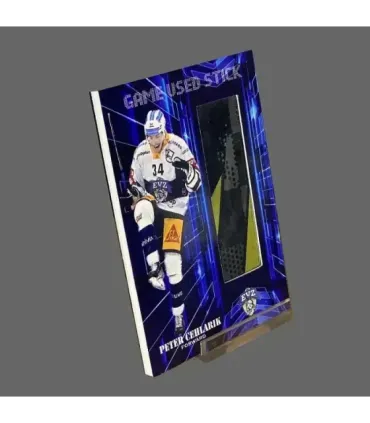 2022/23 AMPIR Game Used Stick #NLS22-1 Peter Cehlarik (EV Zug)  | AMPIR Trading Cards