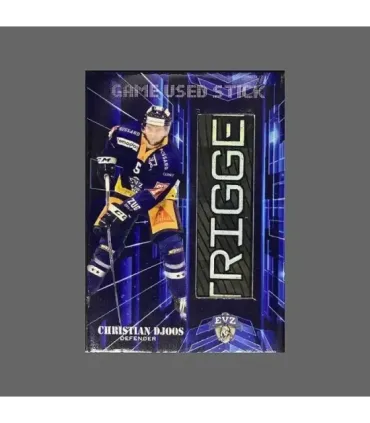 2022/23 AMPIR Game Used Stick #NLS23-1 Christian Djoos (EV Zug)  | AMPIR Trading Cards