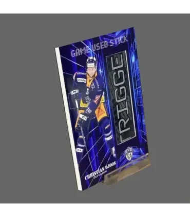 2022/23 AMPIR Game Used Stick #NLS23-1 Christian Djoos (EV Zug)  | AMPIR Trading Cards