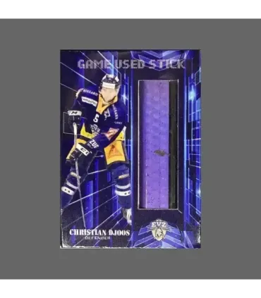 2022/23 AMPIR Game Used Stick #NLS23-2 Christian Djoos (EV Zug)  | AMPIR Trading Cards