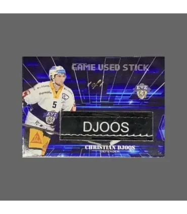 2022/23 AMPIR Game Used Stick #NLS23-3 Christian Djoos (EV Zug) 1 of 1 | AMPIR Trading Cards