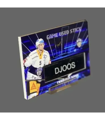 2022/23 AMPIR Game Used Stick #NLS23-3 Christian Djoos (EV Zug) 1 of 1 | AMPIR Trading Cards