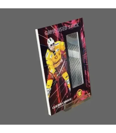 2022/23 AMPIR Game Used Stick #NLS24-1 Claudio Cadonau (SCL Tigers)  | AMPIR Trading Cards