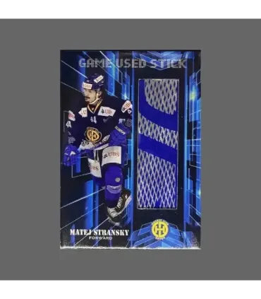 2022/23 AMPIR Game Used Stick #NLS25-1 Matej Stransky (HC Davos)  | AMPIR Trading Cards