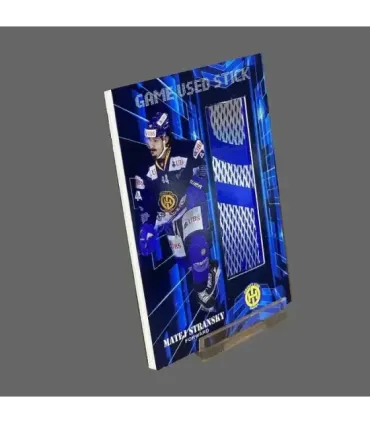 2022/23 AMPIR Game Used Stick #NLS25-1 Matej Stransky (HC Davos)  | AMPIR Trading Cards