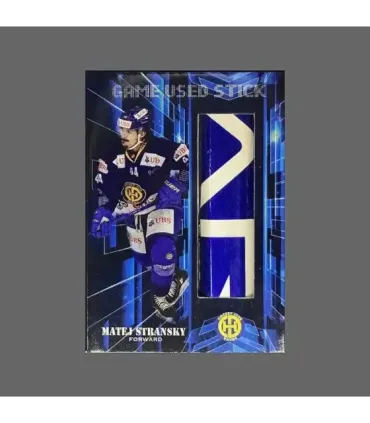 2022/23 AMPIR Game Used Stick #NLS25-2 Matej Stransky (HC Davos)  | AMPIR Trading Cards