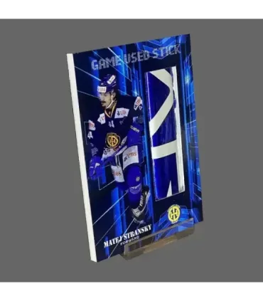 2022/23 AMPIR Game Used Stick #NLS25-2 Matej Stransky (HC Davos)  | AMPIR Trading Cards