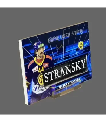 2022/23 AMPIR Game Used Stick #NLS25-3 Matej Stransky (HC Davos) 1 of 1 | AMPIR Trading Cards