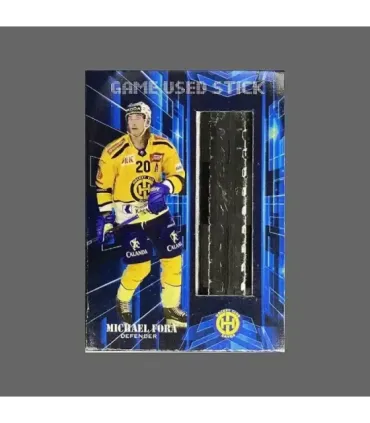 2022/23 AMPIR Game Used Stick #NLS27-2 Michael Fora (HC Davos)  | AMPIR Trading Cards