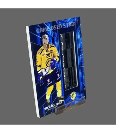 2022/23 AMPIR Game Used Stick #NLS27-2 Michael Fora (HC Davos)  | AMPIR Trading Cards